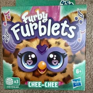 Hasbro Furby Furbles Chee-Chee with Purple and Orange Accents